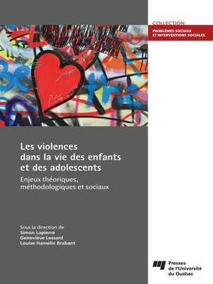 cover image of Les violences dans la vie des enfants et des adolescents